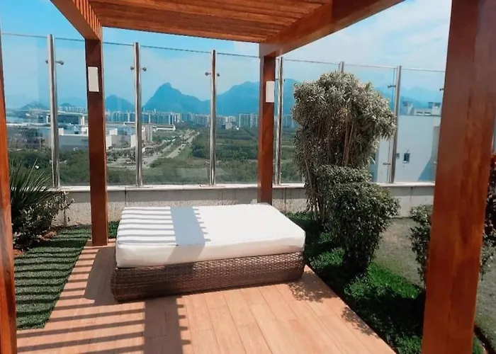 Apartamento Luxuoso Com Infra Completa Proximo A Praia Da Barra Da Tijuca Apartamento Rio de Janeiro